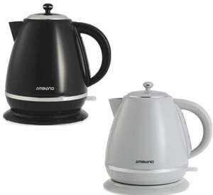 Ambiano Black or Grey Kettle now £9.99 + £2.95 Delivery or Free With £30 Spend from Aldi