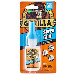 Gorilla super glue 15g - £4.99 @ Amazon