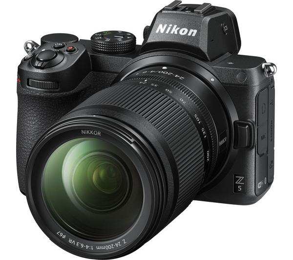 Nikon Z5 with Nikkor Z 24-200mm VR lens Bundle ( Full Frame / 24MP / IBIS / Nikon Z Mount )