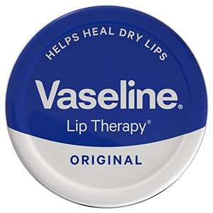 Vaseline Lip Therapy Original Tin, 20 g (Pack of 1) - Aloe Vera also available 97p @ Amazon