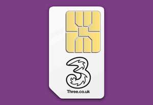 Three Unlimited Data Sim - £10pm excluding VAT - Business pay monthly - Online exclusive