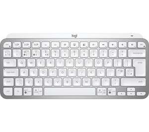 Logitech MX Keys Mini, Bluetooth Wireless Keyboard, Pale Grey - £76.49 @ John Lewis & Partners