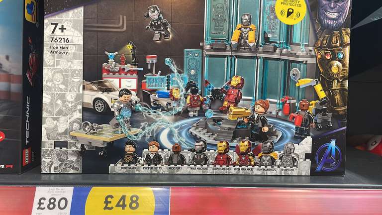 Tesco - Lego 76216 - Iron Man Armory (Shrewsbury), Clubcard Price