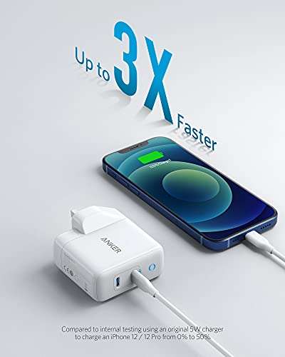 Anker 40W 2-Port PIQ 3.0, PowerPort III Duo Type C Compact Fast Charger £15.99 Dispatches from Amazon Sold by AnkerDirect UK