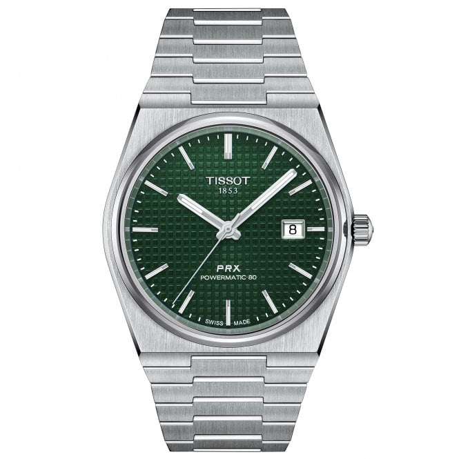 Tissot PRX Powermatic 80 Green, Blue and Black dials Men's Watch - £408.21 with voucher code delivered @ Tic Watches