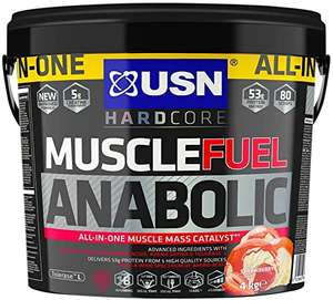 USN Muscle Fuel Anabolic All-In-One Shake Strawberry 4kg £40 delivered with code @ Holland and Barrett