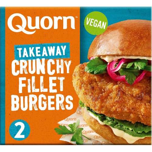 Quorn Takeaway 2 Crunchy Fillet Burgers 190g / Quorn 6 Burgers 300g - £1.50 @ Morrisons