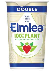 Elmlea Plant based brandy double cream 250ml Bromborough