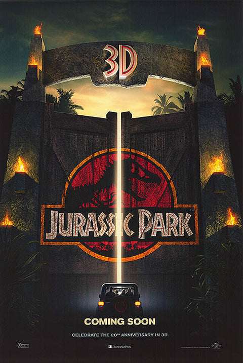 Jurrassic Park 30th Anniversary 3D 4DX + 90p Booking Fee (2nd September)