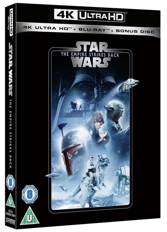 Star Wars Empire Strikes Back 4K UHD [Blu-ray] Full English Audio