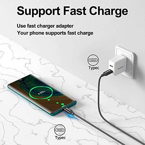 USB C Charger Cable,GIANAC USB C to USB C Charger Cable 60W PD Fast Charger - GIANAC FBA