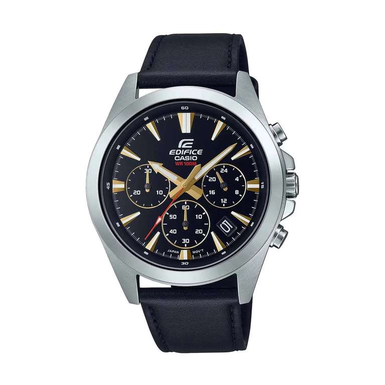 Casio Edifice Men's Black Watch - [FV-630L-1AVUEF] With Code