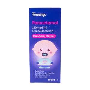 Fennings Infant Paracetamol 2+ months 100ml £1.49 @ savers Falkirk