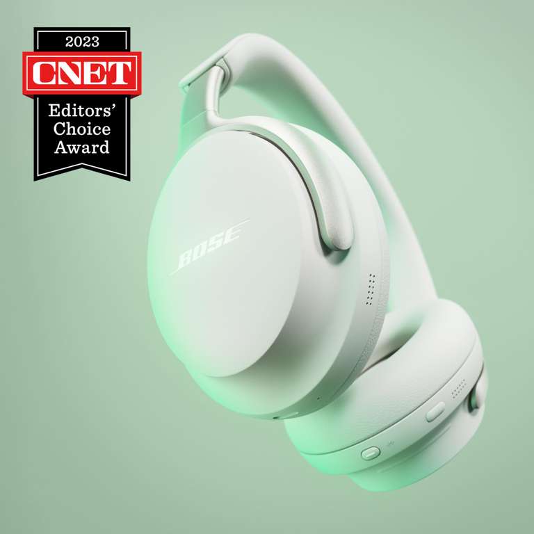 Bose QuietComfort Ultra Wireless Noise Cancelling Headphones with Spatial Audio, Over-the-Ear Headphones with Mic