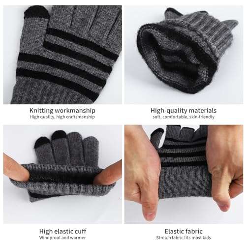 Fadcaer Kids Beanie Hat, Scarf & Gloves Set, for 2-8 Years Sold By SQUARE LITERATURE / FBA