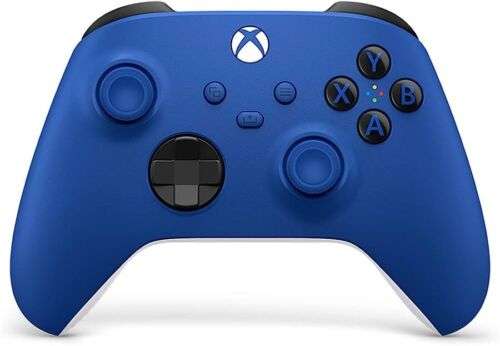 Xbox Controller - Shock Blue, or Robot White £31.92 with code (UK Mainland) @ Hughes Electrical Ebay