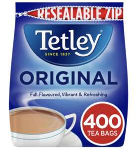Tetley Original Tea Bags 400pk. + Get 50p Back In Your Cashpot