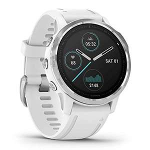 Garmin Fenix 6S silver with white band Multisport GPS Smart Watch £299.99 Amazon