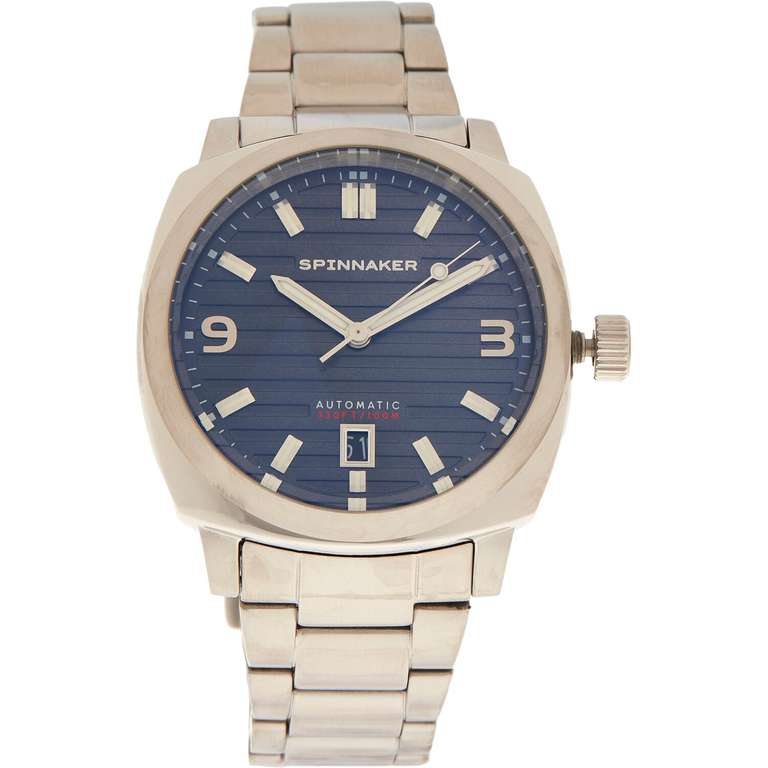 Spinnaker Automatic Watches eg Spinnaker Silver Tone Analogue Watch £79.99 with free Click and Collect @ TK Maxx