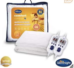Silentnight Quilted Heated Mattress Topper, Double / King £54.99