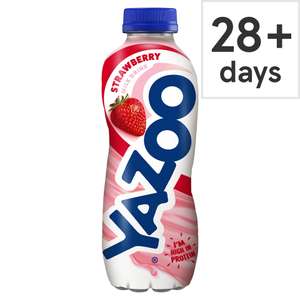 Yazoo Chilled Strawberry or Chocolate Flavour Milkshake 400Ml