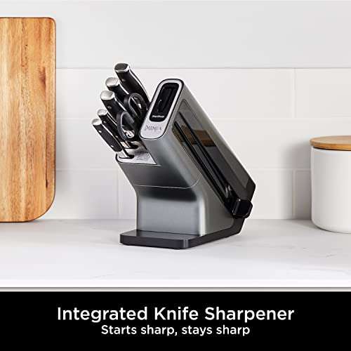 Ninja Foodi StaySharp Knife Block with Integrated Sharpener, 6-Piece Set £118.85 @ Amazon