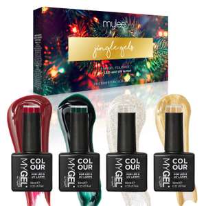 MYGEL by Mylee Christmas Collection Gel Nail Polish Set 4x10ml - Sold by Just Beauty UK / FBA