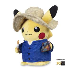Pokemon Center Restock of Van Gogh Museum: Pikachu Plush - 7 ¾ In