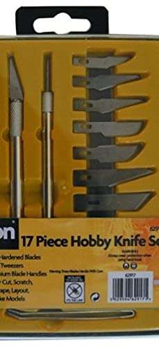 Rolson 62917 17 pc Hobby Knife Set - £4.50 @ Amazon