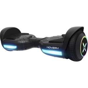 Hover-1 Rival Black Hoverboard with LED Wheels - Free C&C