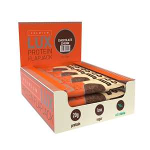12 x Premium LUX Protein Flapjacks with code