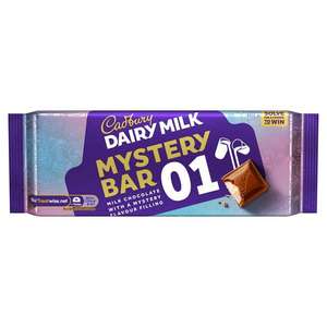 Cadbury dairy milk mystery bar 170g for 62p in store at Sainsbury's (Epsom)