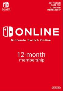Nintendo Switch Online 12 Months Membership £12.82 with code at CDKeys
