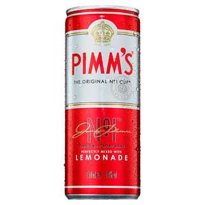 Pimm's No. 1 Cup & Lemonade Ready to Drink 5% 250ml 88p @ Sainsburys Instore Derby