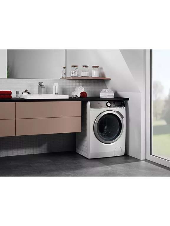AEG 8000 L8WEC166R Freestanding Washer Dryer, 10kg/6kg Load, 1600rpm Spin, White £899 @ John Lewis & Partners