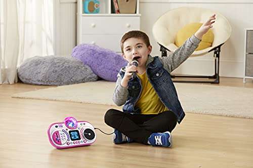 VTech Kidi Super Star DJ, Kids Microphone Toy with Songs and Sound Effects, Microphone and Adjustable Stand £39.99 @ Amazon