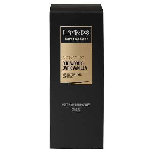 Lynx Signature Oud Wood & Dark Vanilla Daily Fragrance 3 for 2 Amazon, s&s £11.40/£9.30