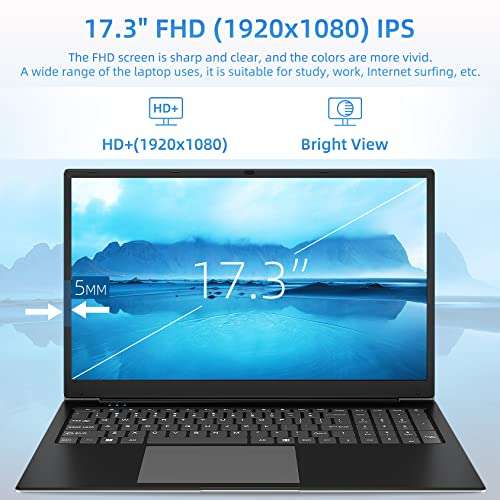 Laptop Windows 11 4GB DDR4 128GB SSD, Celeron N4020C Processor(Up to 2.8GHz) FHD 1920x1080 £299.98 Dispatches from Amazon Sold by SGIN STORE