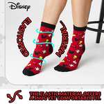Disney Mickey Mouse Mug and Socks Set Size UK 3-6.5 Women Gift Set now £7.79 (with 40% discount voucher) on Amazon sold by Get Trend