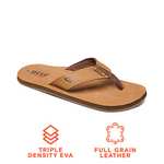 Reef Men's Full Grain Leather Smoothy Flip-Flop various sizes from £16.76