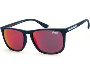 Superdry SDS Shockwave Sunglasses 189 navy/red mirrored