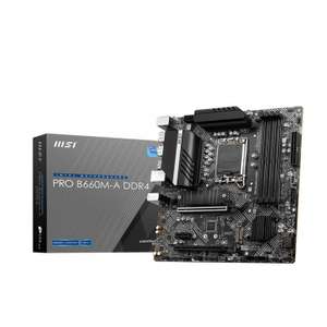 Intel i5 12400F + MSI PRO B660M-A DDR4 Motherboard CPU Bundle - £259.99 (free delivery) @ AWD-IT