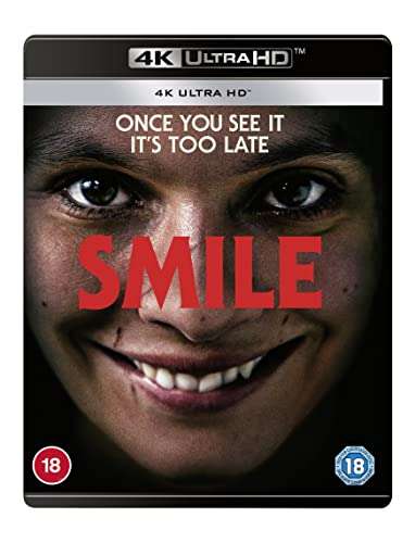 Smile 4K UHD + Blu-ray - £11.90 - Sold and Fulfilled by Global_DealsUK @ Amazon