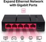 MERCUSYS 5-Port 10/100/1000Mbps Desktop Ethernet Switch/Hub