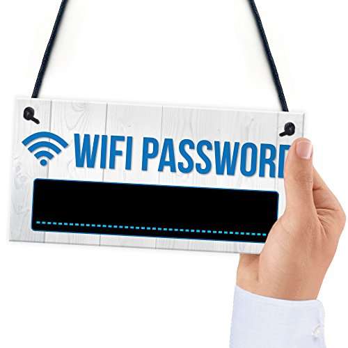 Red Ocean Wifi Password Chalkboard - £3.99 Dispatches from Amazon Sold by Hot UK Stuff