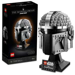 LEGO 75328 Star Wars The Mandalorian Helmet Buildable Model Kit | Commander Cody helmet also £42.99