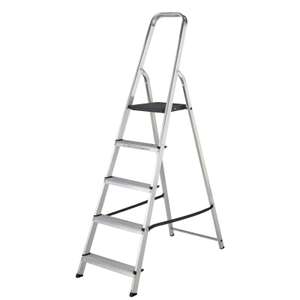 Werner High Handrail 5 Tread Aluminium Stepladder - £40 Using Click & Collect / £47 Delivered @ Wickes