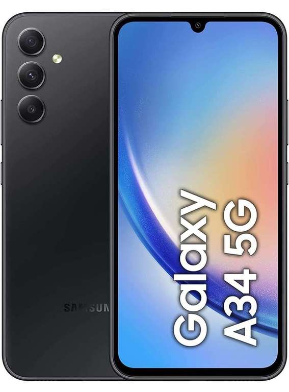 Samsung Galaxy A34 Smartphone, Android, 6.6”, 5G, SIM Free, 256GB - £279 With Code (MYJL Members) @ John Lewis & Partners