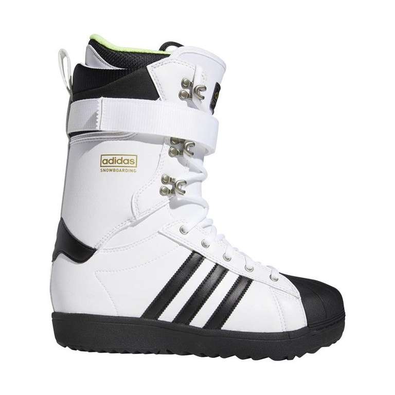 adidas Mens Superstar Adv Snowboarding Boots Footwear White/Core Black ...
