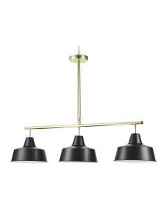 3 Pendant Ceiling Light Black inc bulbs with 3 Year Warranty £19.99 + £3.95 delivery (UK Mainland) @ Aldi